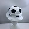 Creative Soccer Head Cover Comfortable Halloween Cap Costume Accessories Bucket Hat  Role Playing