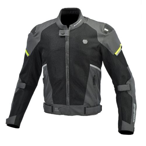 KOMINE Motorcycle JK-1573 Protective Carbon Mesh Jacket 07-1573 Men's Basalt Gray Black M