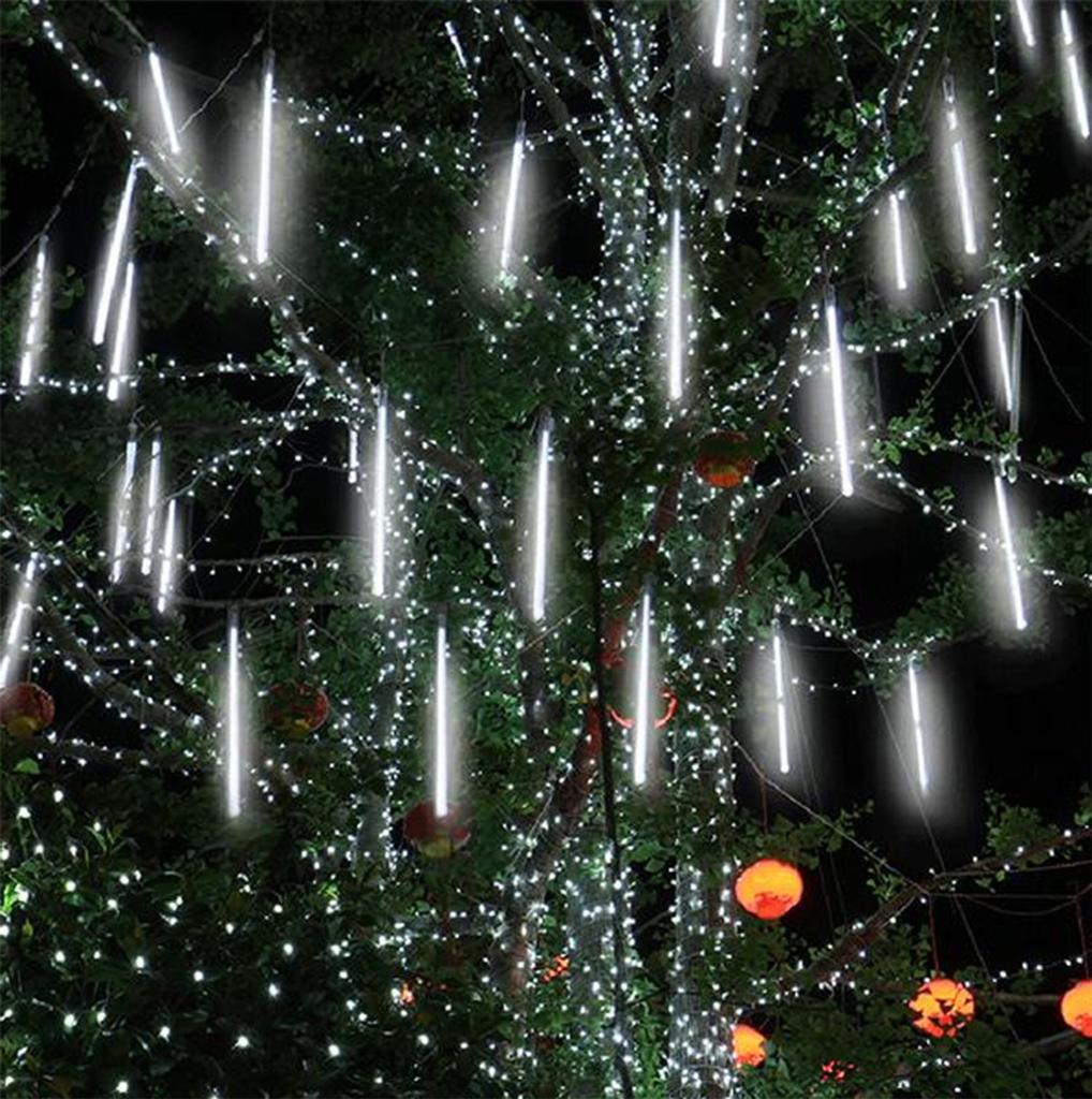 30CM Party LED Lights  Shower Rain Snowfalls  Tree Garden Outdoor