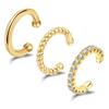 3Pcs/Set Clips Earring for Women Personalized Minimalist Earrings for No Ear Holes Ear Cuff Fake Piercing Clip on Earring