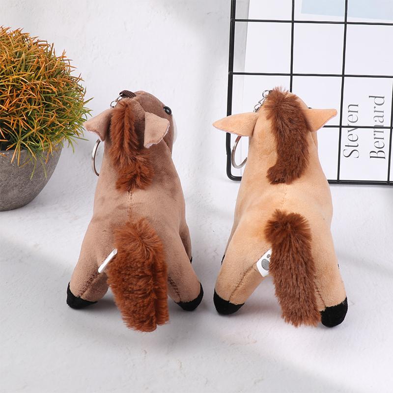 Niedliche Cartoon-Plüsch-Pony-Puppe, Stofftier-Puppe, Kawaii-Plüsch, kleines Pferd, Schlüsselanhänger, Mädchen, Tasche, Anhänger, Geschenke