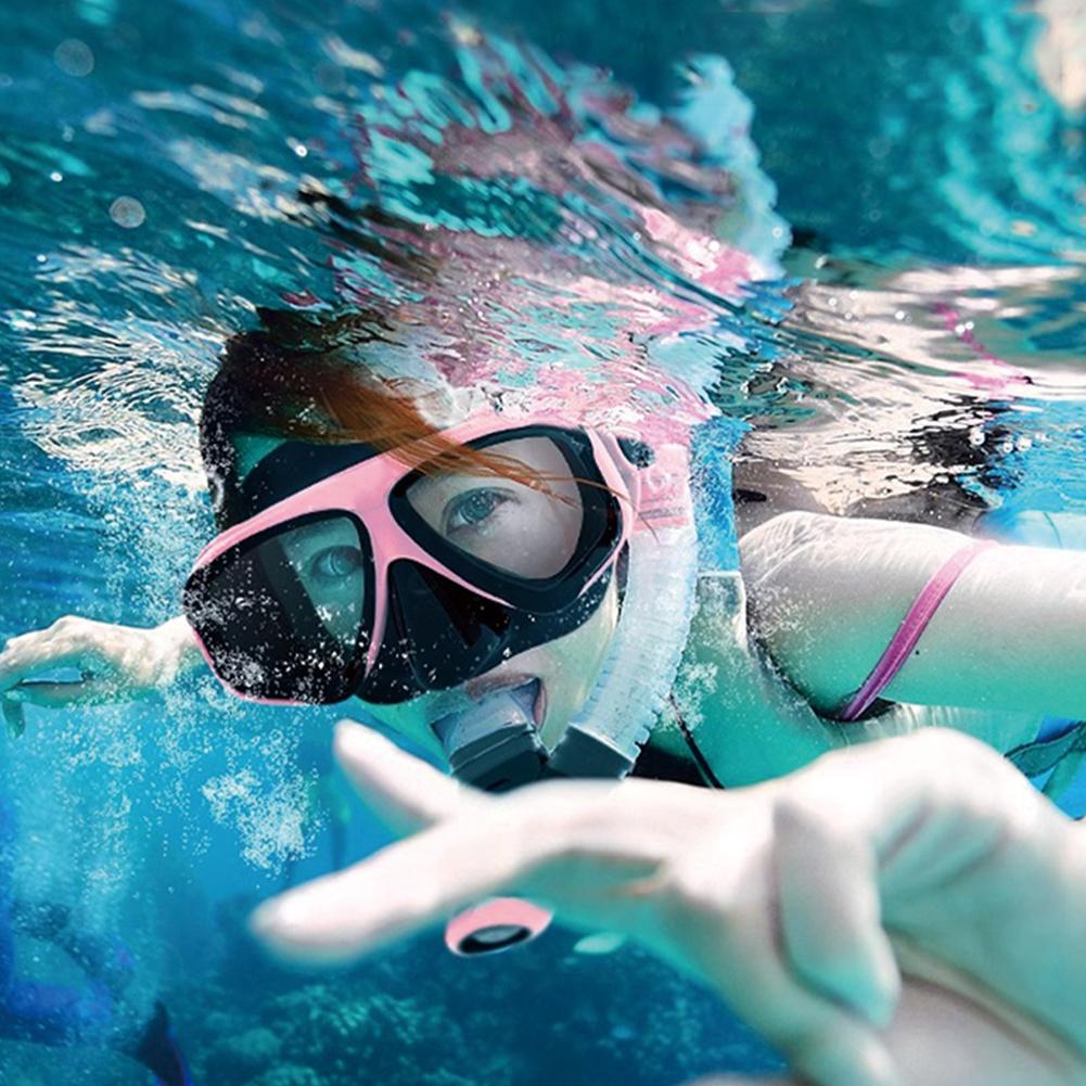 Professional Scuba Diving Mask & Snorkel Set for Adults Tempered Glass Panoramic View Swimming Training Snorkeling Kit