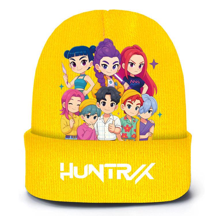 KPOP Demon Hunter Girl Group Knit Hat - Adult Autumn/Winter Wool Warmth Outdoor Beanie for Couples One Size