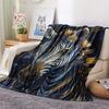 Zebra Print Flannel Blanket, High quality Comfortable for All Seasons, Home Decor, Warmth and Comfort, Perfect for Christmas Gifts