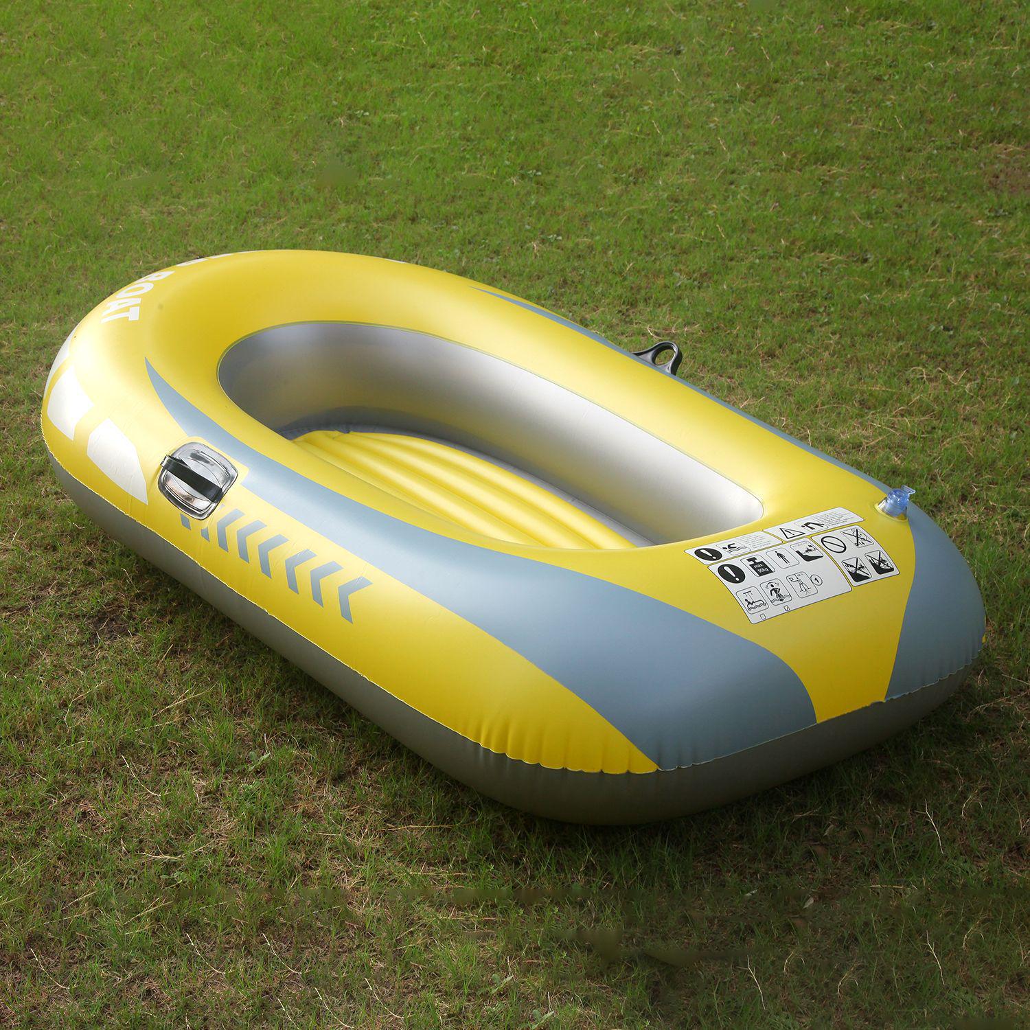 Двухместная надувная рыболовная лодка-плот из ПВХ