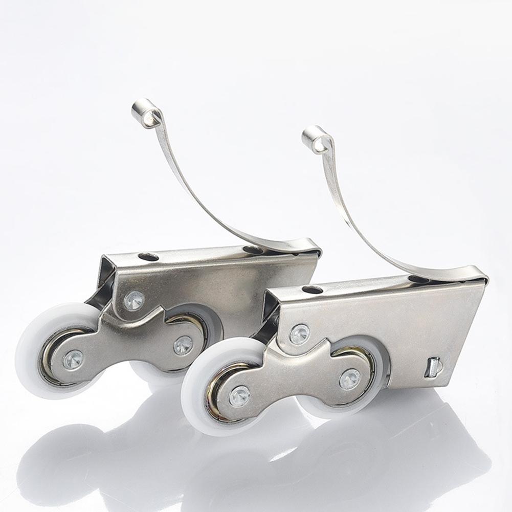 Concave Pulley White Sliding Door Pulley Improved Wardrobe Performance Noise-free Operation Convenient Package China Mainland