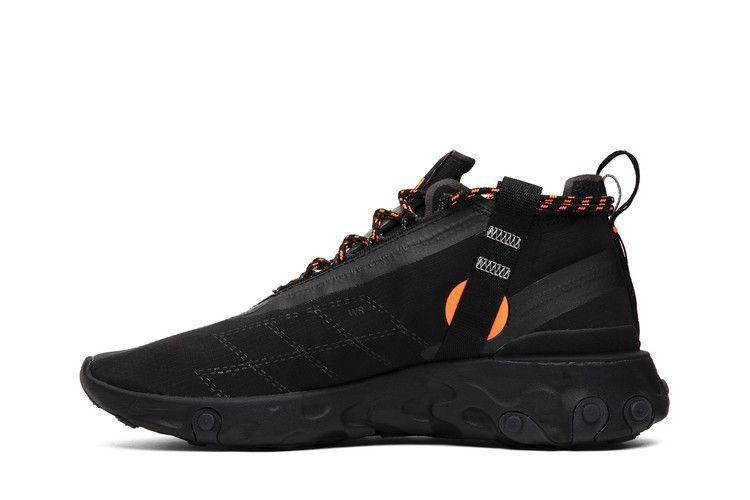Men's Sneakers Nike React Runner Mid WR ISPA Black Black/White-Anthracite-Total Crimson