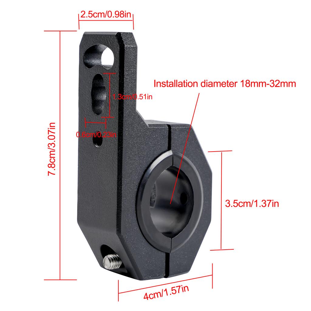 Motorcycle Mounting Bracket Driving Fog Lights Work Auxiliary Lights Universal Clamp for Motorcycle LED Headlight Clamps Bracket