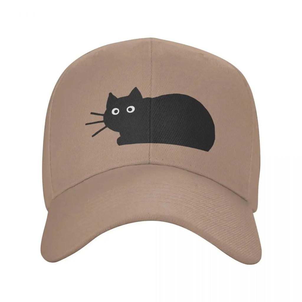 Custom Black Cat Baseball Cap Sports Women Unisexs Adjustable Dad Hat Autumn Snapback Hats