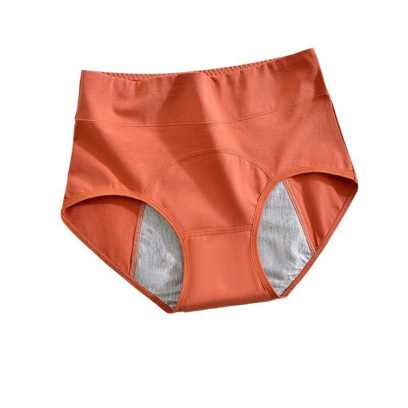 

Менструальное нижнее белье с высокой талией, женские герметичные санитарные брюки из чистого хлопка XL