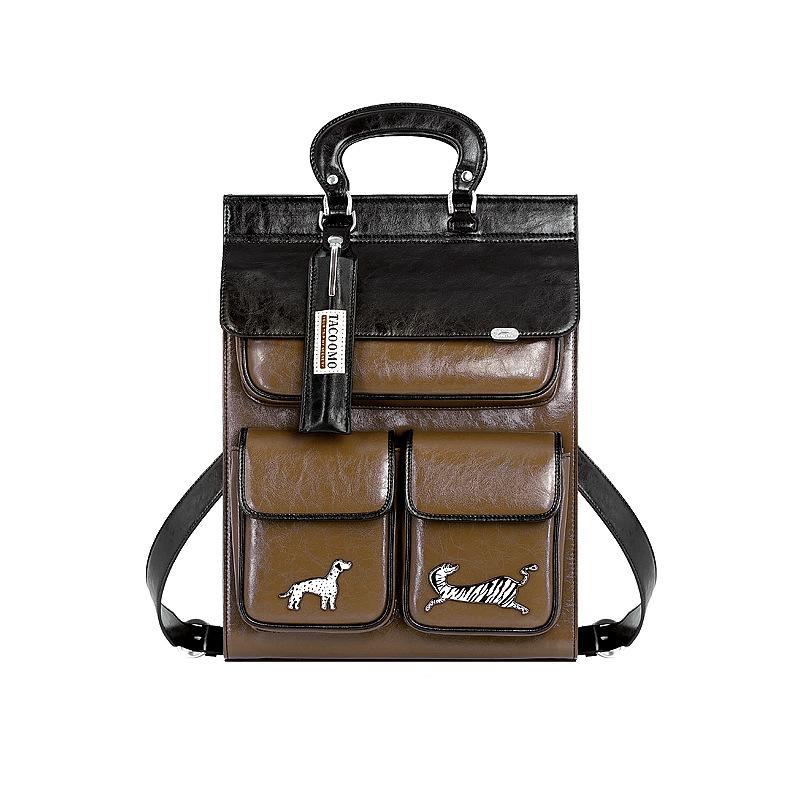 Jacket Bag, Backpack, Original Design, Commuting Bag, High-end Color-blocked Computer Bag