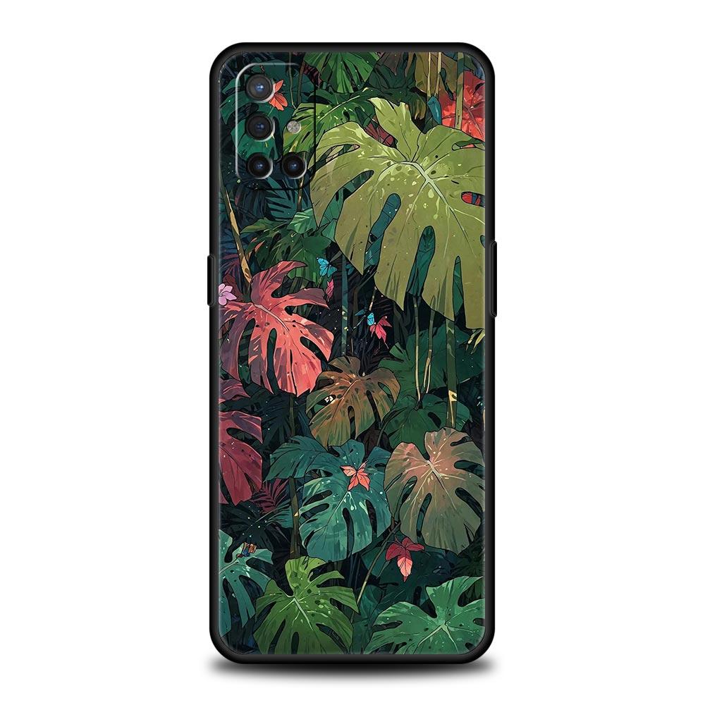 Abstract Plants Flower Phone Case For Oneplus 13R 13 12R 11 10T 10R Nord N100 N200 N10 10 9 9R 9RT CE 3 2 Z Pro Soft TPU Cover