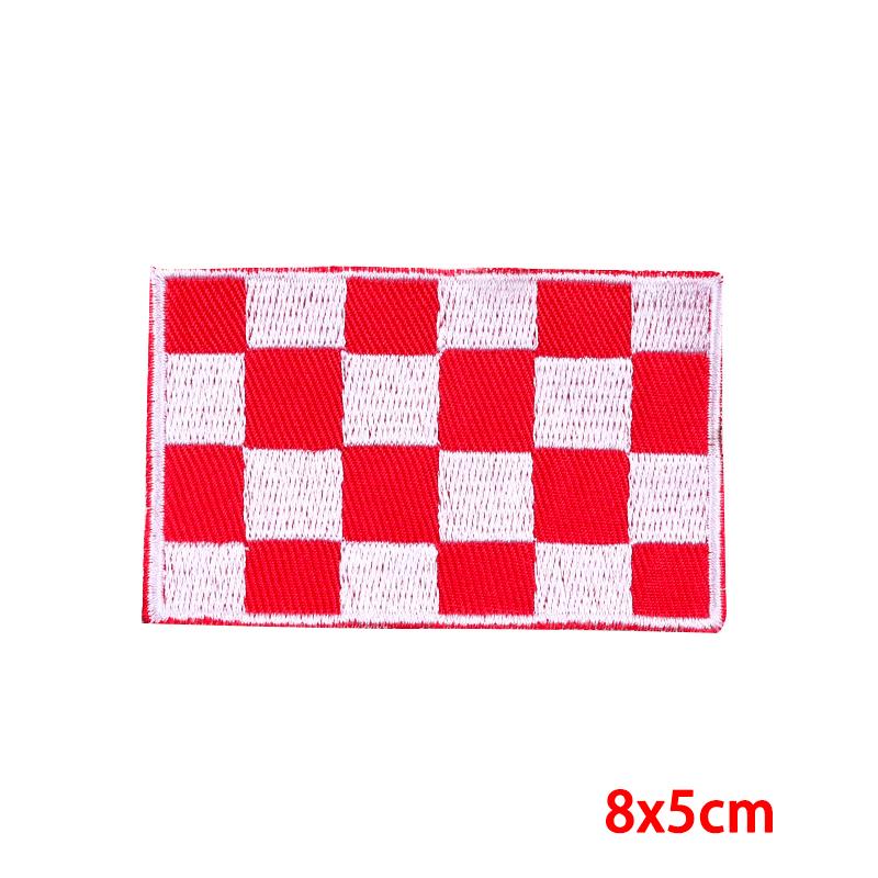 10pcs /Set Netherland Brabant Emblem Iron On Embroidered Patches For Clothes Uniform Diy Carnival For Netherland Embroidery Patch 