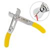 Wire Stripper Pliers Adjustable for Wire Sizes 054 To 40mm Stainless Steel Electrician Tool with Yellow Handle