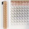 Relief Wood Texture Rolling Stick Pottery Clay Tools Rod Relief Flower Pattern Embossed Rod Mud Roll DIY Ceramic Clay Modeling