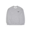 Fila Solid Color Logo Round Neck Loose Sweatshirt Unisex Sweatshirt Light-Gray FS2POC4111X-SGE