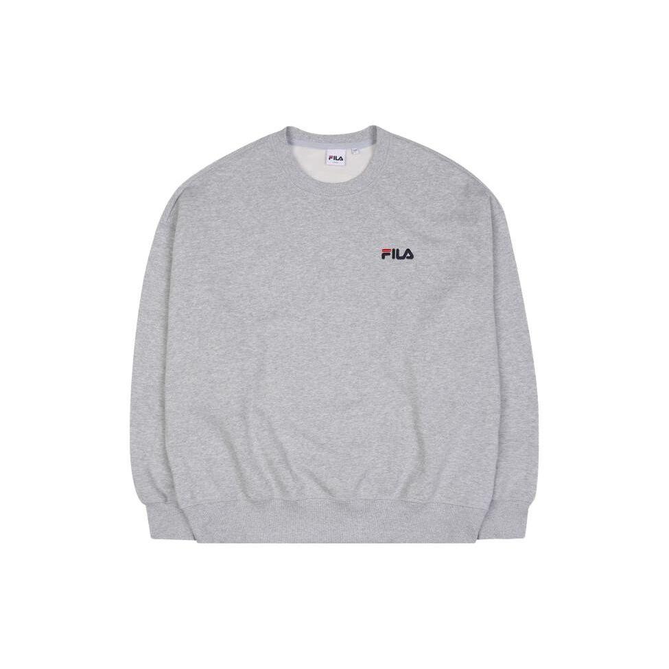 

FILA Solid Color Logo Round Neck Loose Sweatshirt Unisex sweatshirt Light-Gray FS2POC4111X-SGE L
