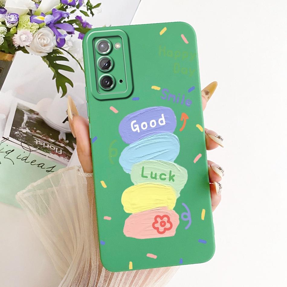 Pour Samsung Galaxy S20 S20+ S20FE Étui de téléphone Peinture Plage Crépuscule Mode Pour Samsung S 20 S20 FE 5G 4G Pare-chocs Souples en Silicone