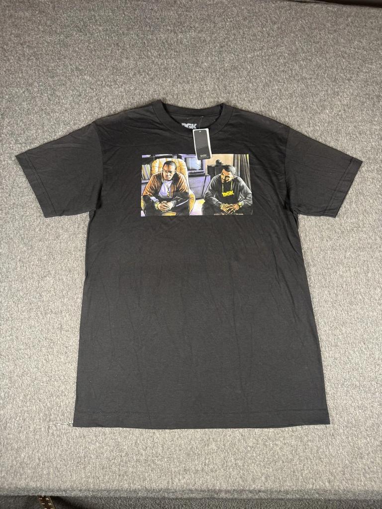 Koszulka DGK Męska Średni Czarny Graficzny T-shirt Streetwear Skateboarding Bawełna GTA