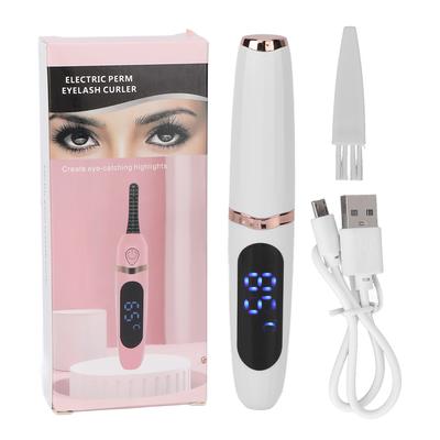 Electric Eyelash Curler Handheld Usb Charging Intelligent Temperature Control Electric Heating