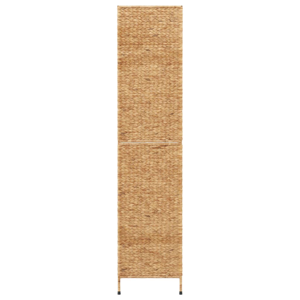 4 Panel Room Divider 163 X 180 Cm Water Hyacinth