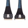 CY Cable PCI-E 5.0 Mini Cool Edge IO MCIO PCI-E 8i 74-pin Male - Slimline SFF-8654 SAS 4.0 74-pin Male Extension Cable 50cm
