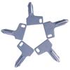 Solarhome 5pcs Ignition Keys AT110583 RG60472 933110-00301 Key 301 for Yanmar SV08-1 SV100 SV100-1 Mini- Excavators YB301 YB351 B14 B22-2 B7-3 SV100