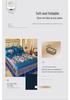 Ice Silk Bed Skirt 3-Piece Set: Machine Washable, Soft, Double Bed, Summer