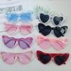 Pineapple Pattern Love Sunglasses Fashion Peach Heart Sunglasses Bridal Wedding Party Glasses