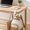 Carbon Steel Desk Mounted Hook Clamp On Table Backpack Holder Desk Side Handbag Rack  Home Office