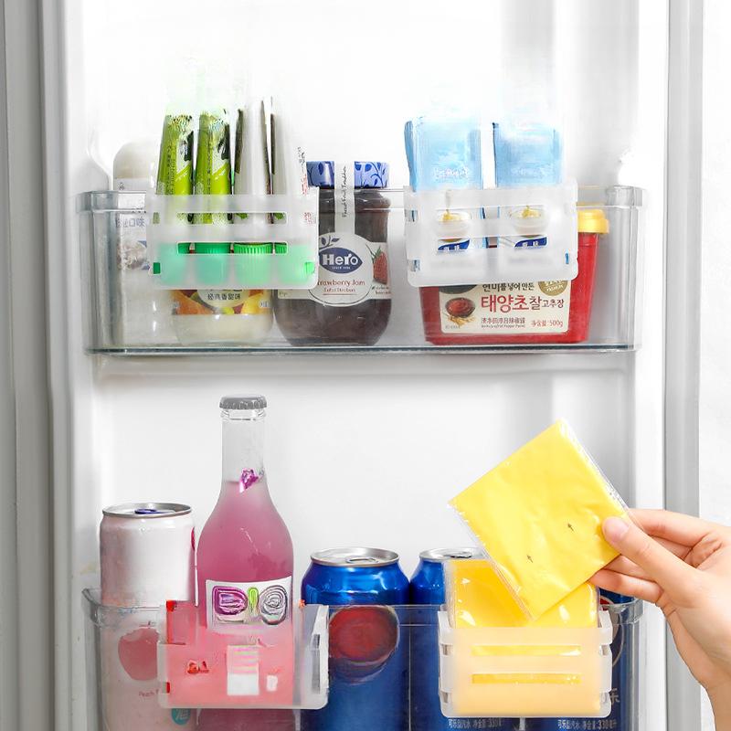 The Refrigerator Can Be Extended and The Small Hanging Box Can Be Freely Adjusted with A Snap-on Type for Organizing Small Snacks