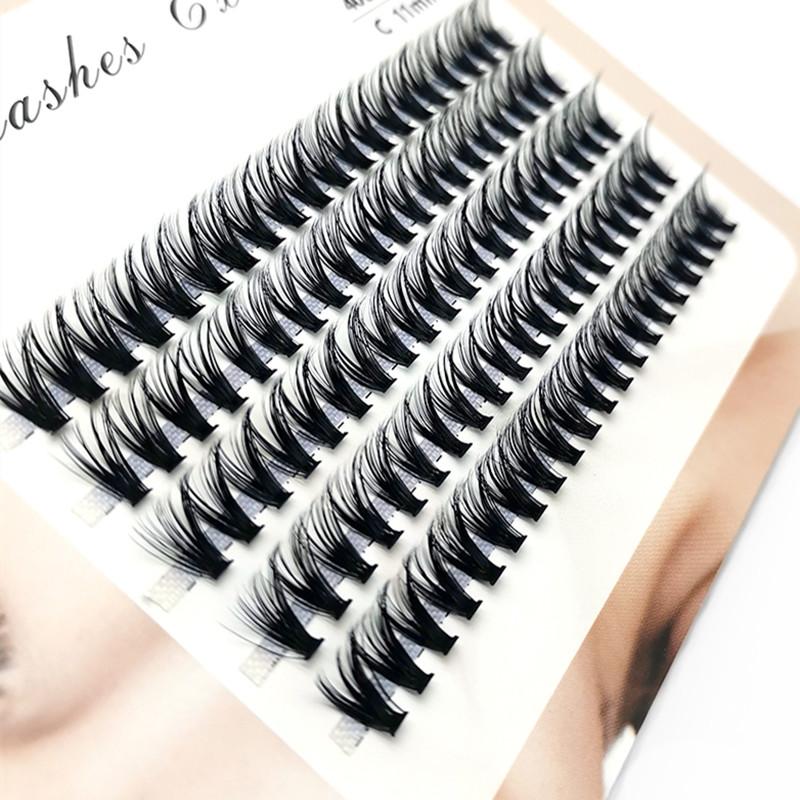 10-40D Mink øyevipper 1 boks/100 pakker Naturlig vippeforlengelse 3D Russland Individuell øyevippeklynge Makeup Tools Vipper Cilia