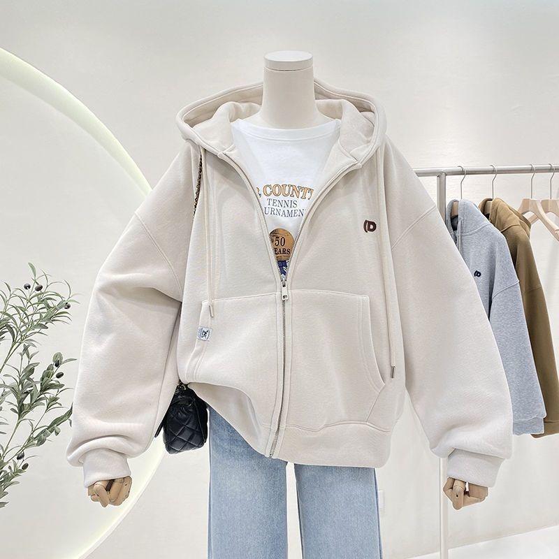 Coats for Women Winter Cotton Jacket Hooded Thickened Solid Color Oversize Loose Casual Coat Top