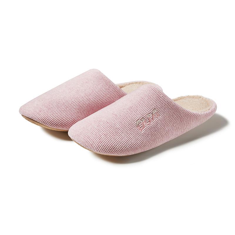Women's Puxi Warm Cotton Slippers - Non-slip, Wear-resistant, Silent Plush for Autumn & Winter