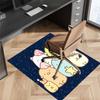 Sumikko Gurashi1 Printed Absorbent Washable Carpet, Non-Slip Bathroom Mats, Kitchen Rugs, Yoga Mat,Living Room Entrance, Camping Picnic Rugs