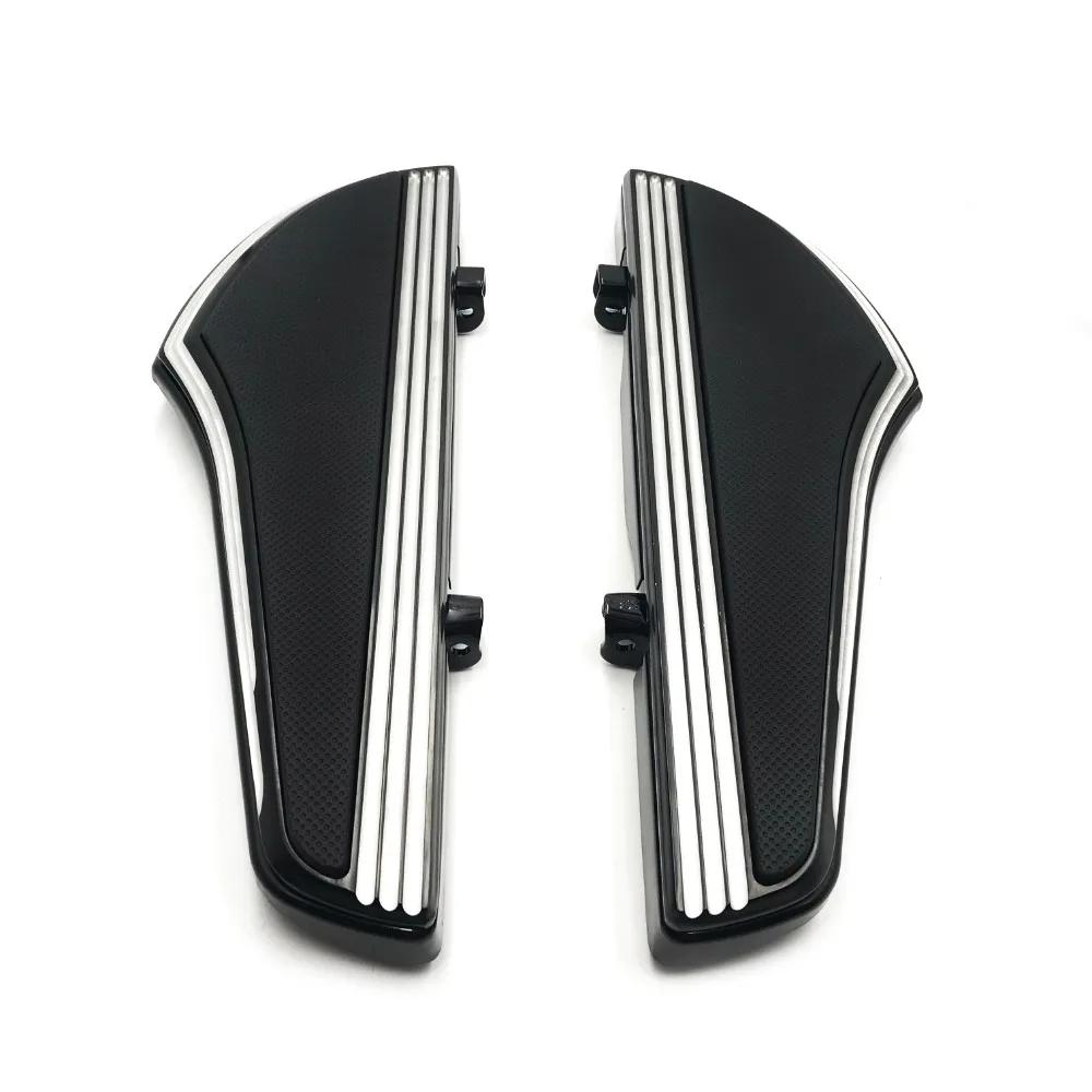 Motorcycle Parts Front Driver Footboard Shark Fin for Harley Davidson Road King 2009-2013 Trike 2000-2017 Softail Road Glide