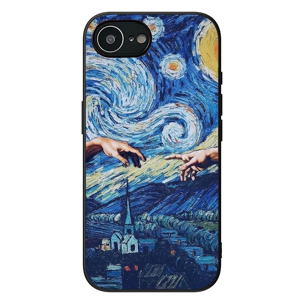 Phone Cover for Xiaomi Poco C75 C65 C71 C85 X7 X6 X5 F7 F8 Ultra F6 Pro Casing Flexible Case Starry Night Van Sunflower Gogh