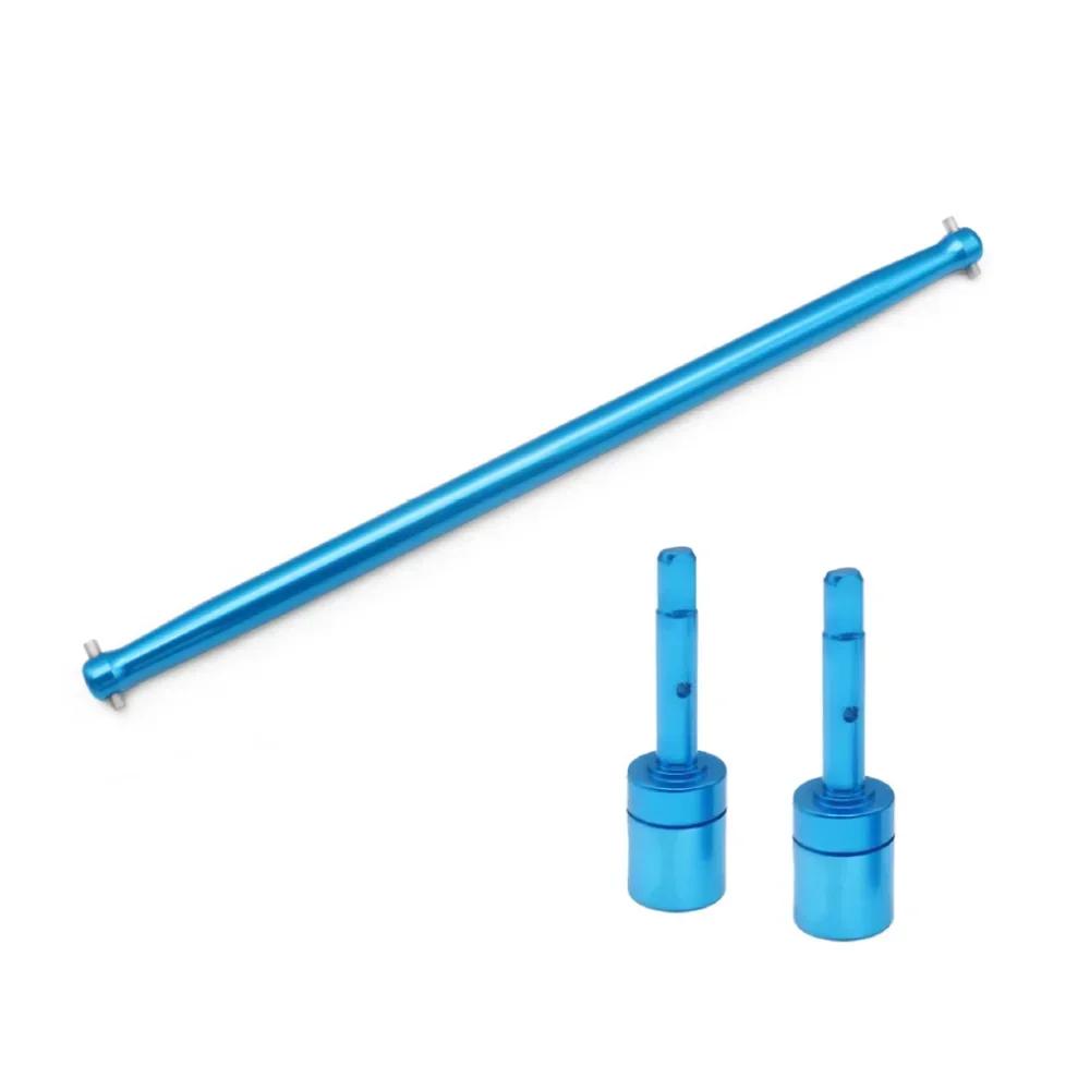 For 1/10 Blue Center Drive Shaft Aluminum Alloy Easy To Install Front Steering Cup Rc Vehicle Accessories Durable Tamiya Tt02