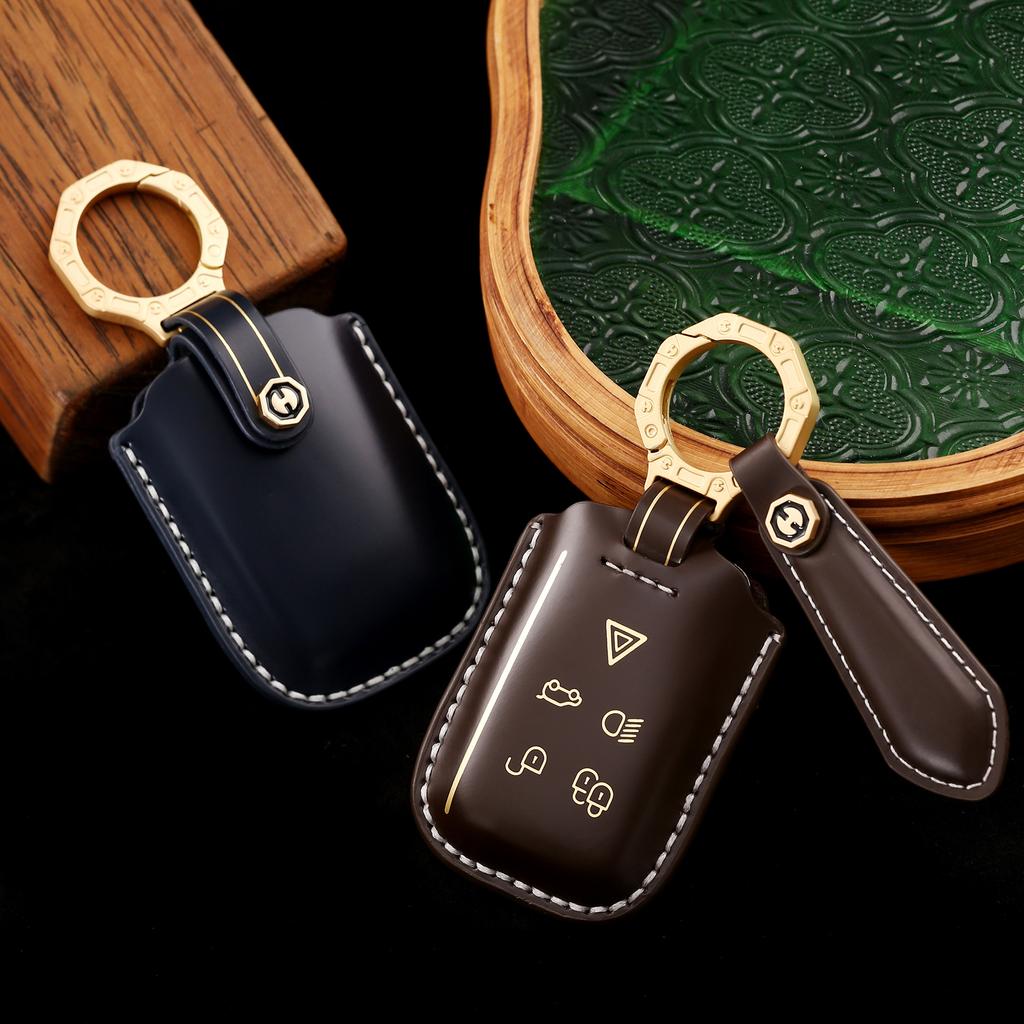 Special Land Rover Discovery Shenxing Key Case Range Rover Sport Aurora Discovery 4 Star Vein 5 Premium Key Case Genuine Leather