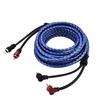 Y90A-5M 2 Rca To 2 Rca Plug Car Stereo Audio Cable Amplifier Braided Tool