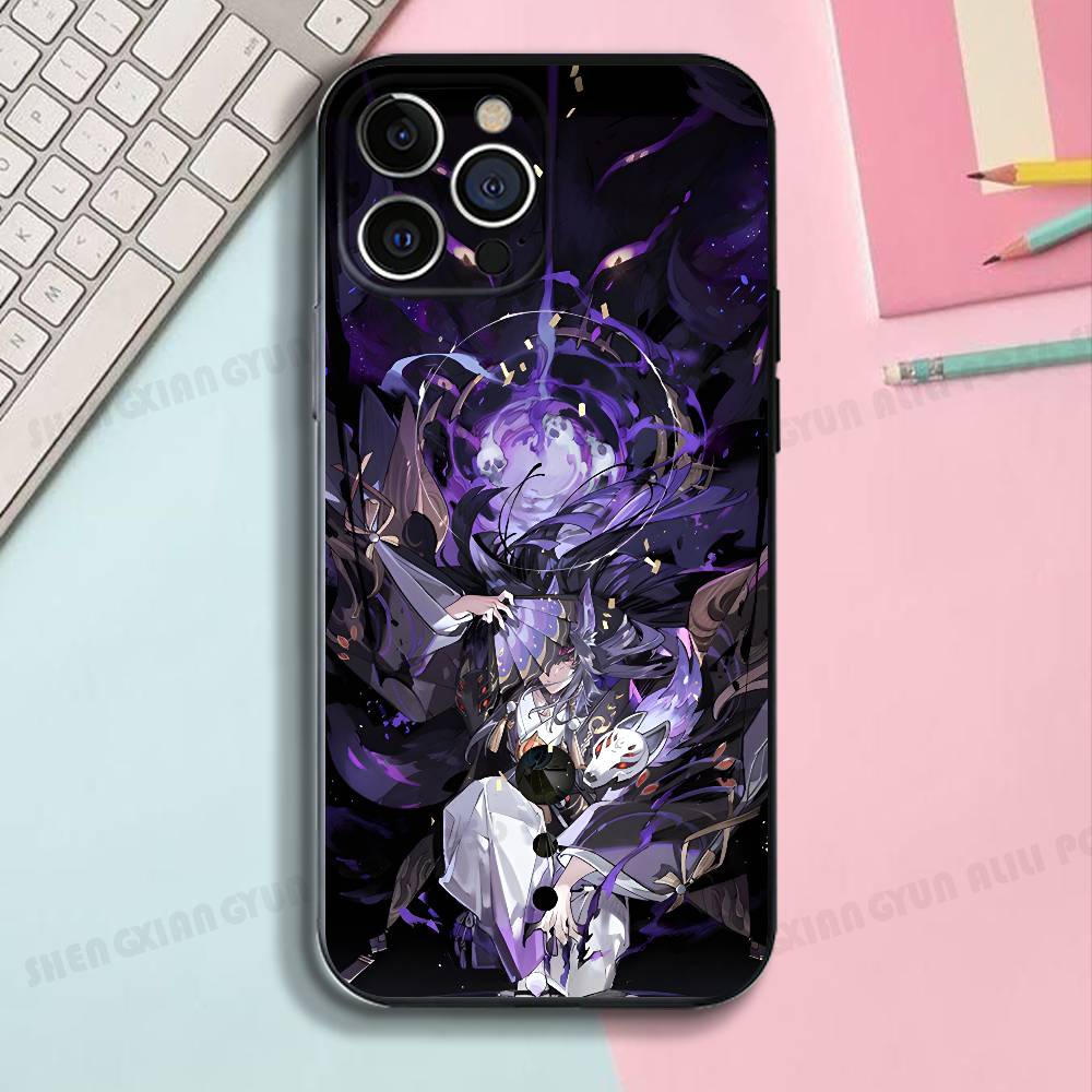 

Game O-Onmyoji Silicone Soft Phone Case For IPhone17 16 15 14 13 12 11 Pro Max Plus X XR SE Cover iPhone12mini