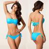European and American Style Solid Color Three-Point Bikini Swimsuit, In Stock