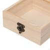 Elegant Wooden Jewelry Storage Box with Glass Lid