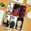 Anime K-Kinji Hakari Jujutsu Handyhülle Für iPhone 17, 16,15,14,13,12,11 Plus,Pro Max, Andere Weiche Schwarze Hülle