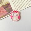10Pcs New Acrylic Kawaii Cute Cartoon Anime Lamb Sticker  Series Clip Book Diy Jewelry Children Gift Hairpin Accessories A108