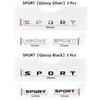 3D ABS Car Letter Logo Sticker Tail Bumper Badge Auto Rear Trunk Emblem Decals Accessories For Lexus SUPER SPORT HYBRID