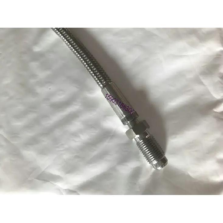 Motorcycle PTFE smooth bore stainless steel braided disc brake hoses clutch lines kits with stainless steel fittings