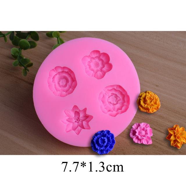 

Силиконовая форма для цветов, помадка, украшения тортов, кексов, желе, конфет, шоколада, украшения, инструменты для выпечки