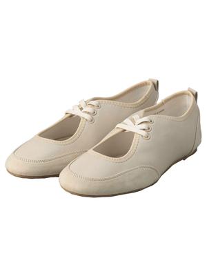 Ballerines à lacets Cohen 76826070249 0160 BLANC(01) 24.5cm
