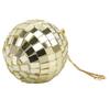 3cm 6 Stück Spiegelkugeln Party Glänzende Kugel Spiegel Weihnachten Laser Reflektierende Glaskugel Disco Weihnachtsbaum Heimdekoration Ornamente